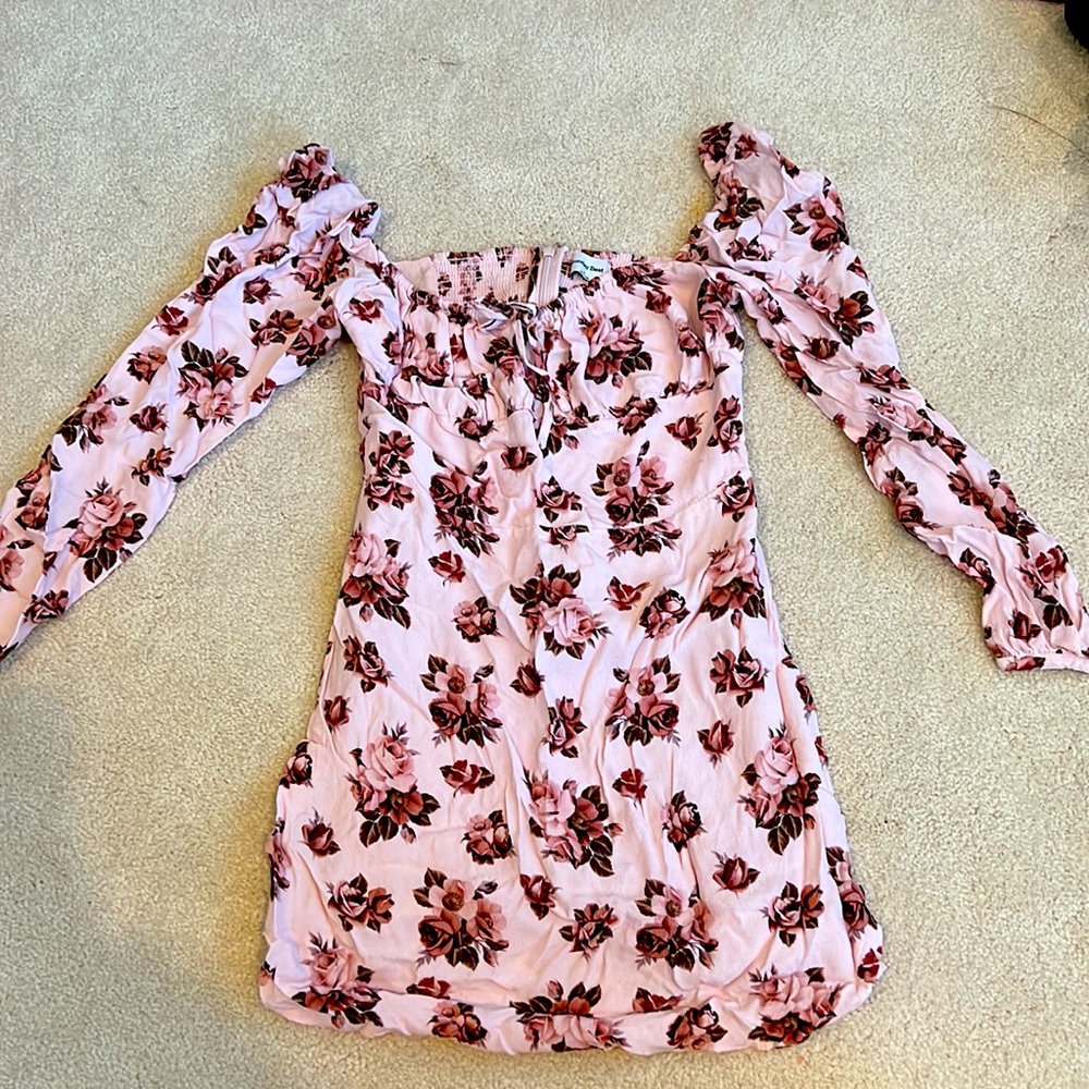 Aritzia, Delilah Longsleeve Dress, Sunday Best, Size S.